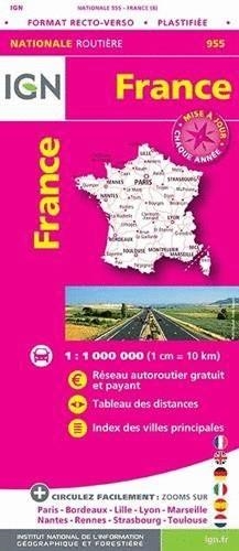 955 FRANCE 2019 1:1.000.000 RECTO-VERSO PLASTIFIEE | 9782758545781 | ALTAIR | Llibreria Online de Banyoles | Comprar llibres en català i castellà online