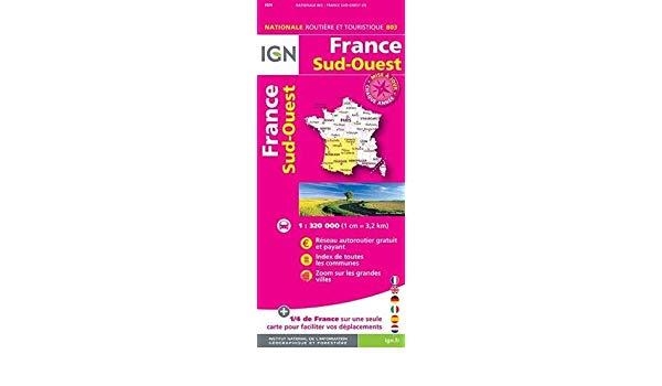 803 FRANCE SUD-OUEST 2019 1:320.000 -IGN | 9782758545750 | ALTAIR | Llibreria Online de Banyoles | Comprar llibres en català i castellà online
