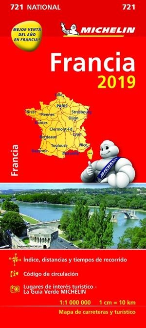 MAPA NATIONAL FRANCIA | 9782067236530 | VARIOS AUTORES | Llibreria Online de Banyoles | Comprar llibres en català i castellà online