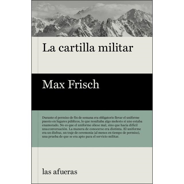 CARTILLA MILITAR,LA | 9788494983726 | MAX FRISCH | Llibreria L'Altell - Llibreria Online de Banyoles | Comprar llibres en català i castellà online - Llibreria de Girona