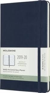 AGENDA 2019-2020 18M SETMANAL HORITZONTAL L BLAU MARÍ | 8058647628615 | MOLESKINE | Llibreria L'Altell - Llibreria Online de Banyoles | Comprar llibres en català i castellà online - Llibreria de Girona