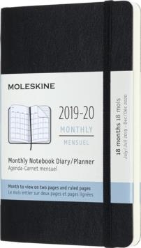 AGENDA 2019-2020 18M MENSUAL P NEGRA TAPA TOVA MOLESKINE | 8058647628974 | MOLESKINE | Llibreria L'Altell - Llibreria Online de Banyoles | Comprar llibres en català i castellà online - Llibreria de Girona