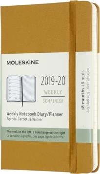 AGENDA 2019-2020 18M SETMANAL P GROC OCRE TAPA DURA MOLESKINE | 8058647628455 | MOLESKINE | Llibreria L'Altell - Llibreria Online de Banyoles | Comprar llibres en català i castellà online - Llibreria de Girona