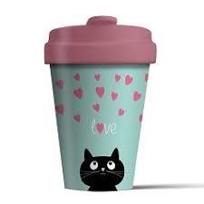 BAMBOO CUP KITTY LOVE | 4260375682058 | CHIC·MIC | Llibreria Online de Banyoles | Comprar llibres en català i castellà online