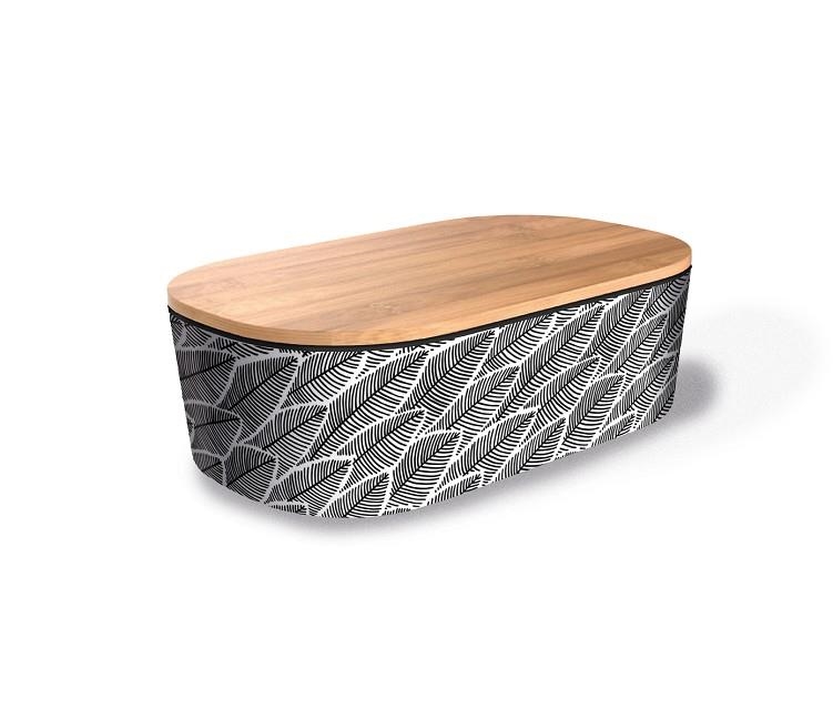 CARMANYOLA BAMBOO 23CM DELUXE LEAVES BLACK | 4260375685820 | CHIC·MIC | Llibreria Online de Banyoles | Comprar llibres en català i castellà online