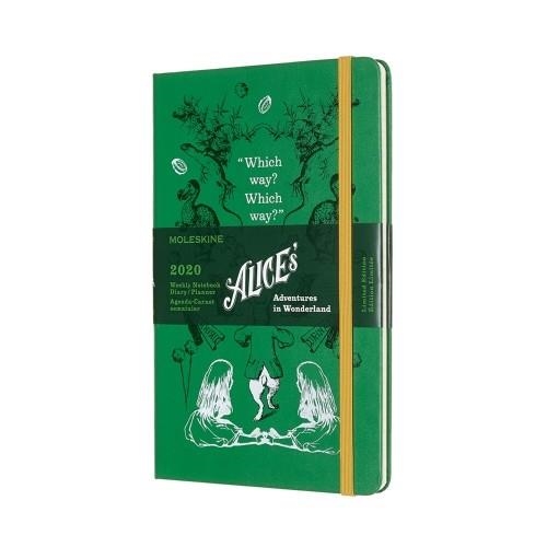 2020 AGENDA 12M ALICE WONDER SEMANAL L GREEN | 8058647628691 | MOLESKINE | Llibreria L'Altell - Llibreria Online de Banyoles | Comprar llibres en català i castellà online - Llibreria de Girona
