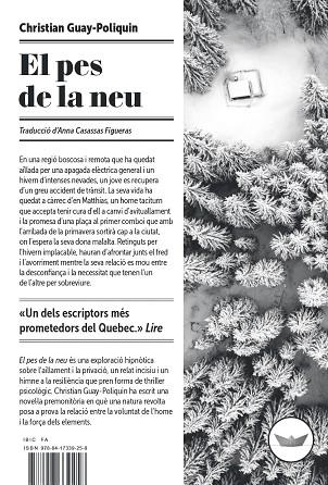EL PES DE LA NEU | 9788417339258 | GUAY-POLIQUIN, CHRISTIAN | Llibreria Online de Banyoles | Comprar llibres en català i castellà online
