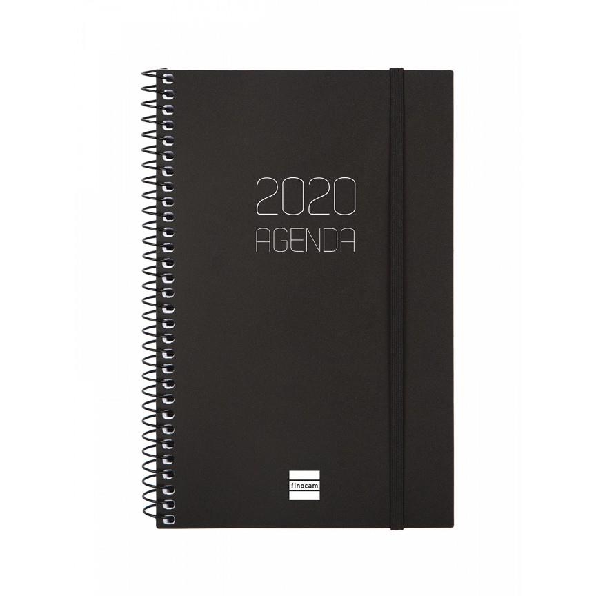 AGENDA 2020 CAT- SET/VISTA- OPAQUE NEGRA | 8422952188469 | FINOCAM | Llibreria L'Altell - Llibreria Online de Banyoles | Comprar llibres en català i castellà online - Llibreria de Girona
