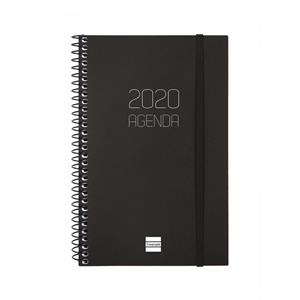 AGENDA 2020 CAT+ OPAQUE NEGRA DIA PAGINA  | 8422952188223 | FINOCAM | Llibreria L'Altell - Llibreria Online de Banyoles | Comprar llibres en català i castellà online - Llibreria de Girona