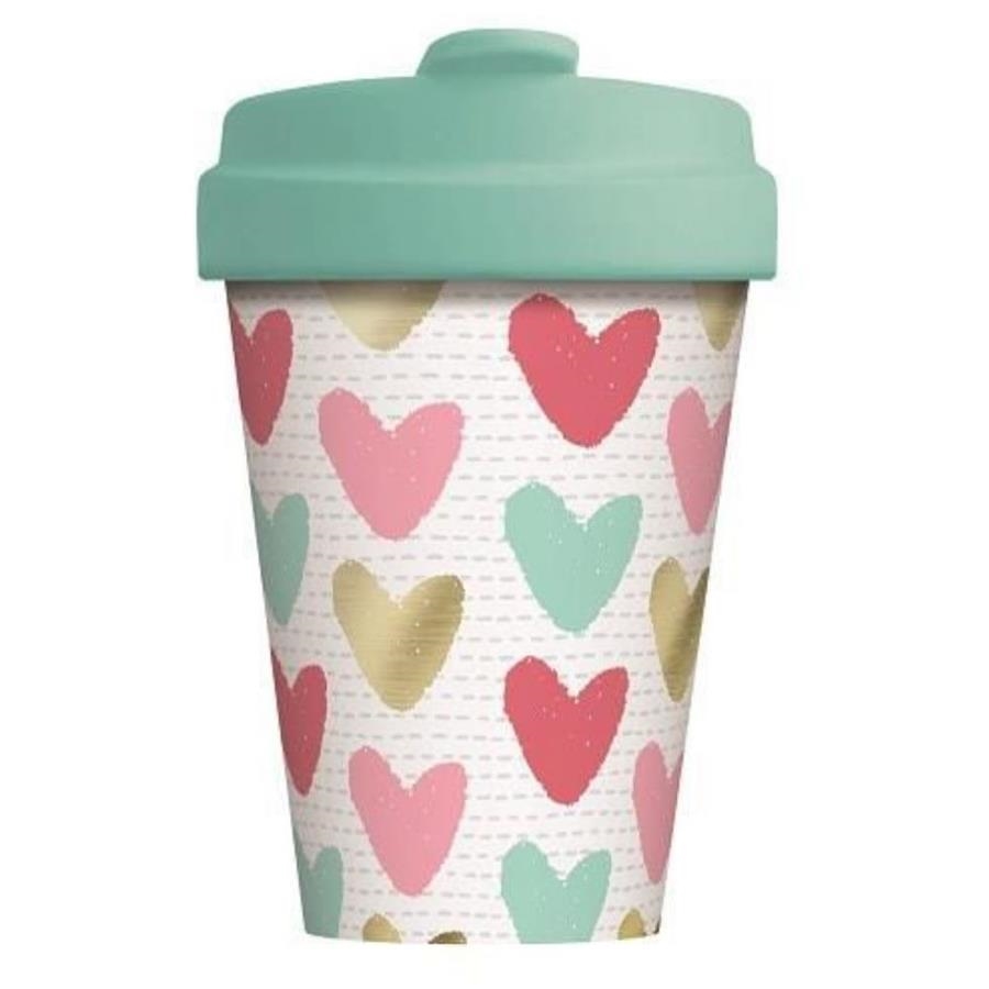 BAMBOO CUP HAPPY HEARTS GOLD | 4260375689378 | CHIC.MIC | Llibreria L'Altell - Llibreria Online de Banyoles | Comprar llibres en català i castellà online - Llibreria de Girona