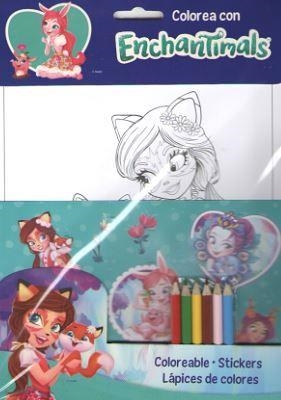COLOREA CON ENCHANTIMALS | 9788427871007 | MATTEL | Llibreria Online de Banyoles | Comprar llibres en català i castellà online