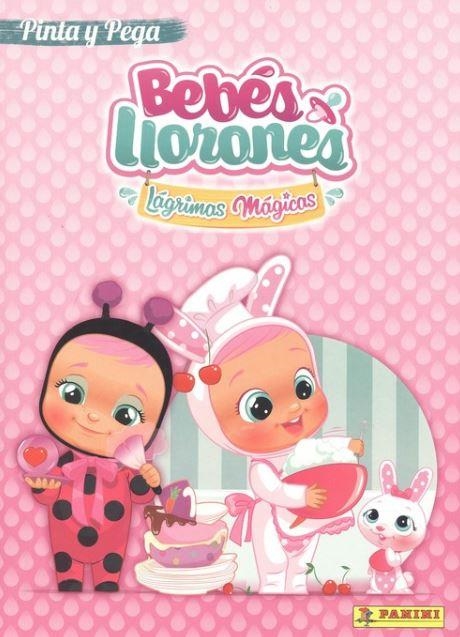 PINTA Y PEGA BEBÉS LLORONES. LÁGRIMAS MÁGICAS (ROSA) | 9788427871533 | PANINI | Llibreria L'Altell - Llibreria Online de Banyoles | Comprar llibres en català i castellà online - Llibreria de Girona