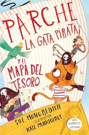 PARCHE LA GATA PIRATA Y EL MAPA DEL TESORO | 9788416082339 | MONGREDIEN, SUE | Llibreria L'Altell - Llibreria Online de Banyoles | Comprar llibres en català i castellà online - Llibreria de Girona