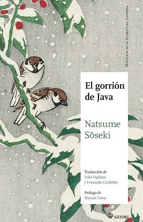GORRION DE JAVA, EL | 9788417419318 | SOSEKI, NATSUME | Llibreria L'Altell - Llibreria Online de Banyoles | Comprar llibres en català i castellà online - Llibreria de Girona