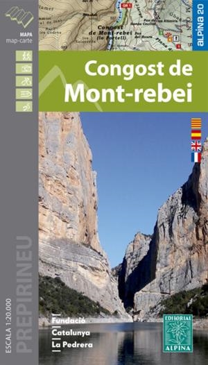 CONGOST DE MONT-REBEI 1:20.000 -ALPINA | 9788480908115 | AAVV | Llibreria Online de Banyoles | Comprar llibres en català i castellà online