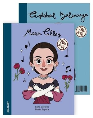MARÍA CALLAS & CRISTÓBAL VALENCIAGA | 9788412063844 | GARRAUS, CARLA/ZAPATA, MARTA | Llibreria L'Altell - Llibreria Online de Banyoles | Comprar llibres en català i castellà online - Llibreria de Girona