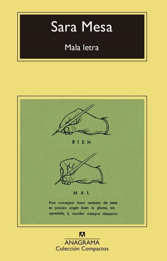 MALA LETRA | 9788433960580 | MESA, SARA | Llibreria L'Altell - Llibreria Online de Banyoles | Comprar llibres en català i castellà online - Llibreria de Girona