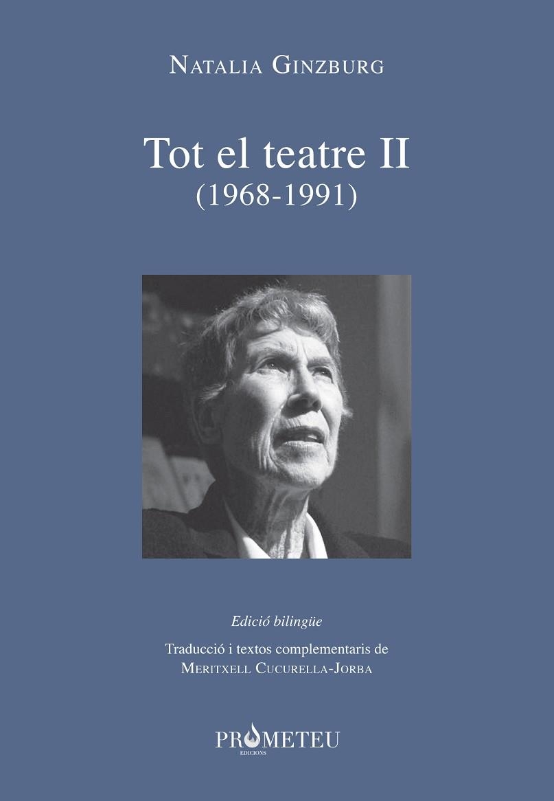 TOT EL TEATRE II | 9788417756543 | GINZBURG, NATALIA | Llibreria L'Altell - Llibreria Online de Banyoles | Comprar llibres en català i castellà online - Llibreria de Girona