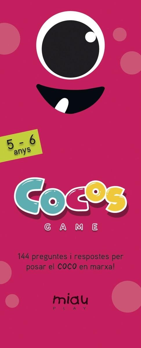 COCOS GAME 5-6 AÑOS | 9788416082261 | OROZCO, MARÍA JOSÉ/RAMOS, ÁNGEL MANUEL/RODRÍGUEZ, CARLOS MIGUEL | Llibreria L'Altell - Llibreria Online de Banyoles | Comprar llibres en català i castellà online - Llibreria de Girona