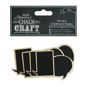 CONJUNT DE MINI FORMES DE PISSARRA DE FUSTA CHALK CRAFT DOCRAFTS | 5055170157769 | DOCRAFTS | Llibreria L'Altell - Llibreria Online de Banyoles | Comprar llibres en català i castellà online - Llibreria de Girona