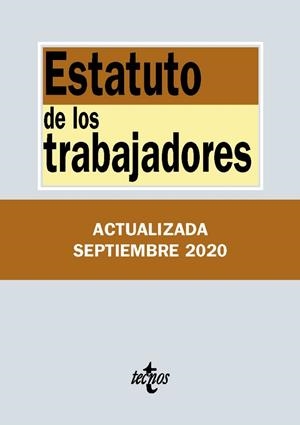 ESTATUTO DE LOS TRABAJADORES | 9788430980109 | EDITORIAL TECNOS | Llibreria Online de Banyoles | Comprar llibres en català i castellà online