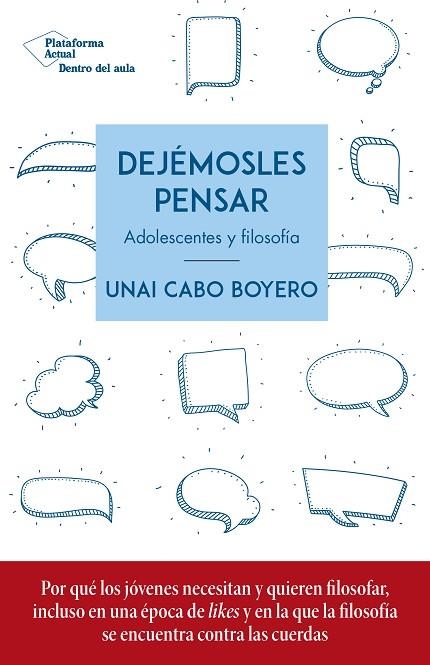 DEJÉMOSLES PENSAR | 9788417886936 | CABO BOYERO, UNAI | Llibreria L'Altell - Llibreria Online de Banyoles | Comprar llibres en català i castellà online - Llibreria de Girona