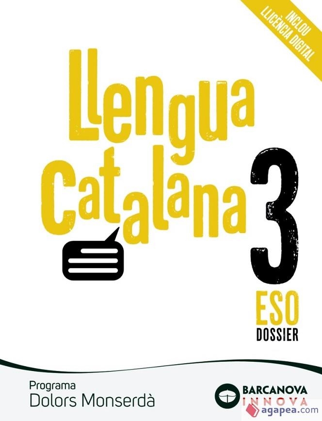 DOLORS MONSERDÀ 3 ESO. LLENGUA CATALANA | 9788448950385 | HOMS, LLUÍS;ROSELL, JOSEP | Llibreria L'Altell - Llibreria Online de Banyoles | Comprar llibres en català i castellà online - Llibreria de Girona