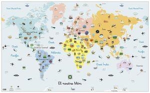 MAPA EL NOSTRE MÓN | 9788409172412 | GONZÁLEZ MARTÍNEZ, ANA ISABEL | Llibreria Online de Banyoles | Comprar llibres en català i castellà online