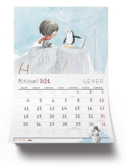 CALENDARI MINIMONI 2021 | 9788417599874 | BONILLA RAYA, ROCIO | Llibreria L'Altell - Llibreria Online de Banyoles | Comprar llibres en català i castellà online - Llibreria de Girona