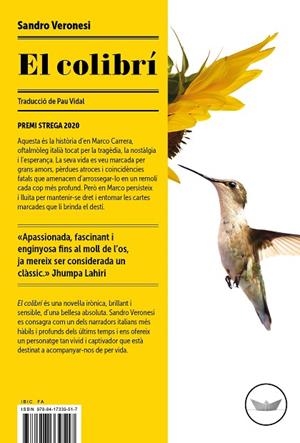 COLIBRÍ, EL | 9788417339517 | VERONESI, SANDRO | Llibreria Online de Banyoles | Comprar llibres en català i castellà online