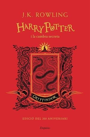 HARRY POTTER I LA CAMBRA SECRETA (GRYFFINDOR) | 9788417879600 | ROWLING, J.K. | Llibreria L'Altell - Llibreria Online de Banyoles | Comprar llibres en català i castellà online - Llibreria de Girona