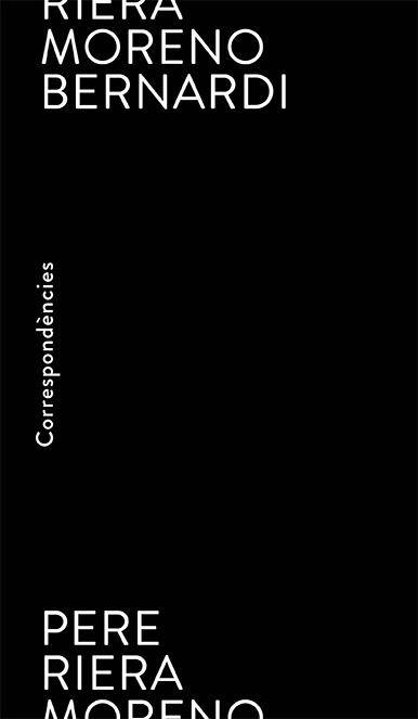 CORRESPONDÈNCIES | 9788412230550 | BERNARDI, MORENO/RIERA, PERE | Llibreria Online de Banyoles | Comprar llibres en català i castellà online