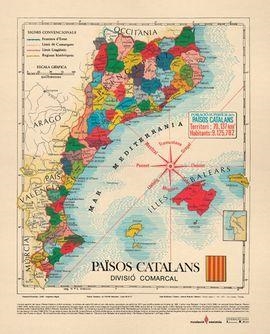 PAÏSOS CATALANS [MAPA MURAL] | 9789201797513 | BALLESTER CANALS, JOAN | Llibreria L'Altell - Llibreria Online de Banyoles | Comprar llibres en català i castellà online - Llibreria de Girona