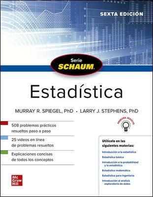 SCHAUM ESTADÍSTICA | 9786071514639 | AAVV | Llibreria L'Altell - Llibreria Online de Banyoles | Comprar llibres en català i castellà online - Llibreria de Girona
