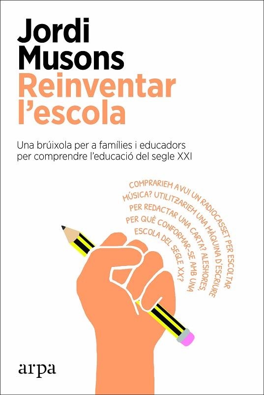 REINVENTAR L'ESCOLA | 9788417623753 | MUSONS, JORDI | Llibreria L'Altell - Llibreria Online de Banyoles | Comprar llibres en català i castellà online - Llibreria de Girona