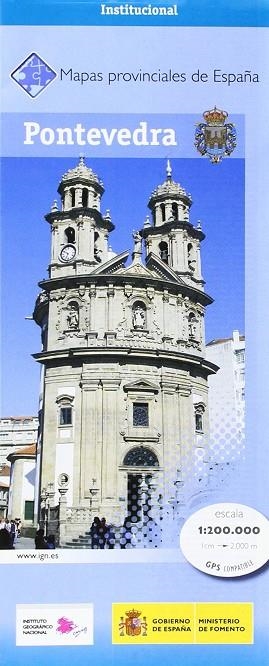 MAPA PROVINCIAL DE PONTEVEDRA 1:200.000 | 9788441627284 | IGN | Llibreria L'Altell - Llibreria Online de Banyoles | Comprar llibres en català i castellà online - Llibreria de Girona