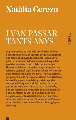 I VAN PASSAR TANTS ANYS | 9788416738045 | CEREZO, NATÀLIA | Llibreria L'Altell - Llibreria Online de Banyoles | Comprar llibres en català i castellà online - Llibreria de Girona