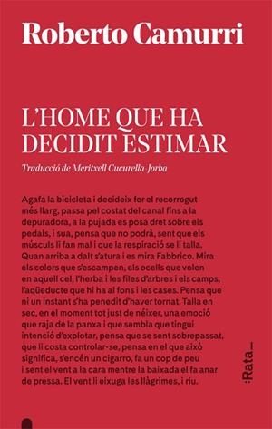 L'HOME QUE HA DECIDIT ESTIMAR | 9788416738533 | CAMURRI, ROBERTO | Llibreria L'Altell - Llibreria Online de Banyoles | Comprar llibres en català i castellà online - Llibreria de Girona
