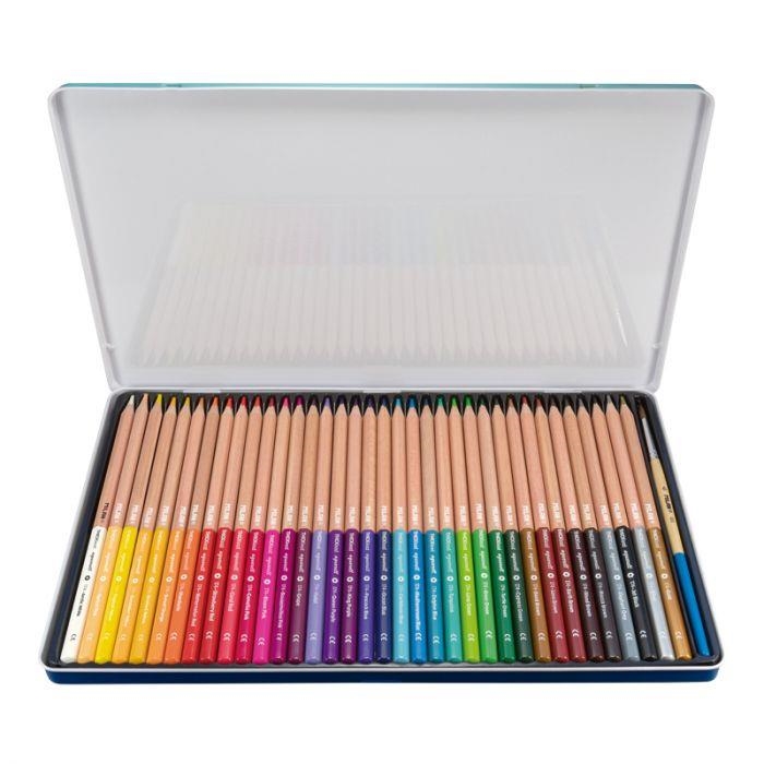 CAPSA DE METALL 36 LLAPIS DE COLORS AQUAREL·LABLES DE MINA GRUIXUDA MILAN | 8411574091776 | MILAN | Llibreria Online de Banyoles | Comprar llibres en català i castellà online