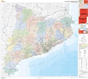MAPA ADMINISTRATIU DE CATALUNYA 1:250.000 | 9788418199769 | ICGC | Llibreria Online de Banyoles | Comprar llibres en català i castellà online