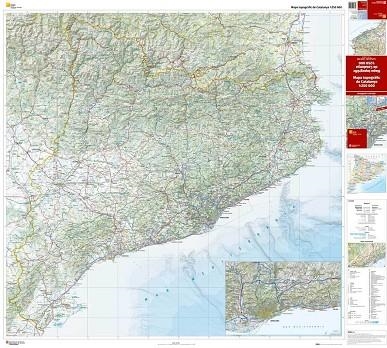MAPA TOPOGRÀFIC DE CATALUNYA 1:250.000 | 9788418601224 | ICGC | Llibreria L'Altell - Llibreria Online de Banyoles | Comprar llibres en català i castellà online - Llibreria de Girona