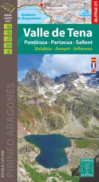 VALLE DE TENA 1:25.000 | 9788480908665 | ALPINA | Llibreria Online de Banyoles | Comprar llibres en català i castellà online