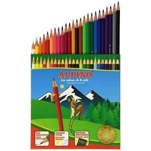 CAPSA DE 24 LLAPIS DE COLORS SENSE FUSTA ALPINO | 8413240565130 | ALPINO | Llibreria Online de Banyoles | Comprar llibres en català i castellà online