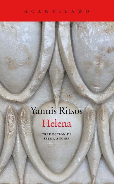 HELENA | 9788418370762 | RITSOS, YANNIS | Llibreria L'Altell - Llibreria Online de Banyoles | Comprar llibres en català i castellà online - Llibreria de Girona