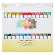 CONJUNT DE 24 PINTURES ACRÍLIQUES 12 ML DOCRAFTS ARTISTE | 5038041053506 | DOCRAFTS | Llibreria Online de Banyoles | Comprar llibres en català i castellà online