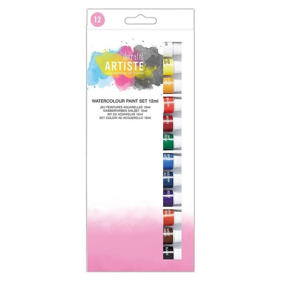 CONJUNT DE 12 PINTURES AQUAREL·LABLES 12 ML DOCRAFTS ARTISTE | 5038041053582 | DOCRAFTS | Llibreria Online de Banyoles | Comprar llibres en català i castellà online