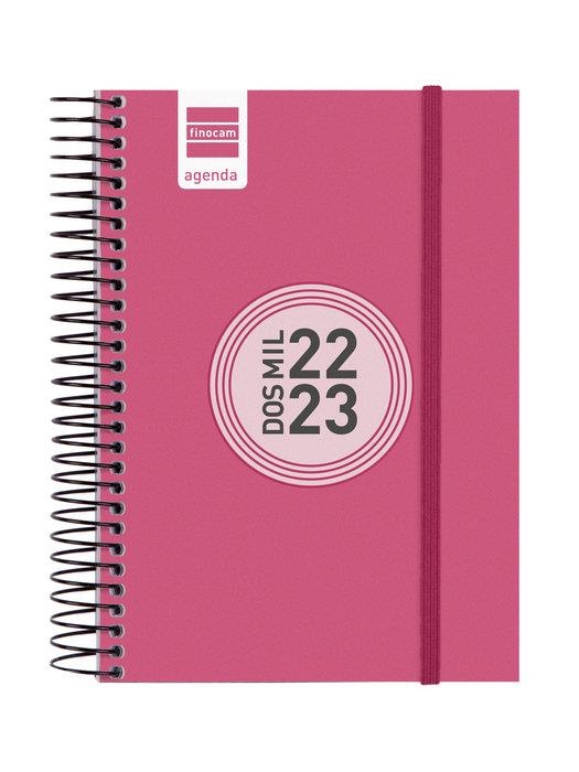 AGENDA FINOCAM 22/23 E8 DIA PÀGINA ESPIRAL COLOR ROSA | 8422952336754 | FINOCAM | Llibreria L'Altell - Llibreria Online de Banyoles | Comprar llibres en català i castellà online - Llibreria de Girona