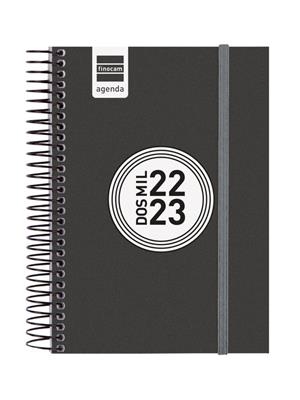 AGENDA FINOCAM 22/23 E8 DIA PÀGINA ESPIRAL LABEL NEGRE | 8422952336723 | FINOCAM | Llibreria L'Altell - Llibreria Online de Banyoles | Comprar llibres en català i castellà online - Llibreria de Girona
