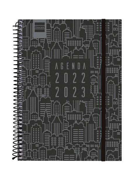 AGENDA FINOCAM 22/23 1/4 SETMANA VISTA HORITZONTAL SECUNDÀRIA CITY NEGRE | 8422952338871 | FINOCAM | Llibreria L'Altell - Llibreria Online de Banyoles | Comprar llibres en català i castellà online - Llibreria de Girona