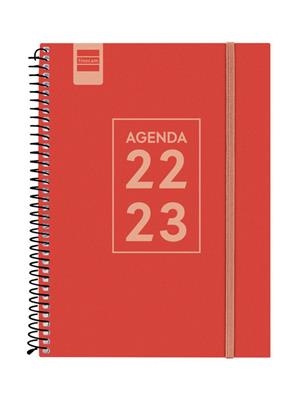 AGENDA FINOCAM 22/23 1/4 SETMANA VISTA HORITZONTAL SECUNDÀRIA VERMELLA | 8422952338888 | FINOCAM | Llibreria L'Altell - Llibreria Online de Banyoles | Comprar llibres en català i castellà online - Llibreria de Girona